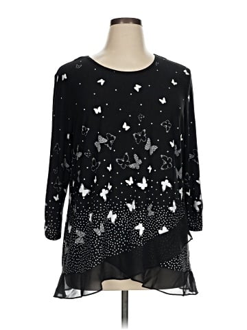 Allison Daley 3/4 Sleeve Blouse (view 1)