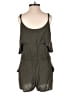 Earthbound Trading Co. Solid Green Romper Size S - photo 2
