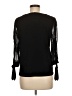 CeCe Black 3/4 Sleeve Top Size M - photo 2