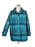 Lands' End 100% Polyester Plaid Teal Coat Size 2X - photo 1