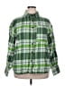 Assorted Brands Plaid Green Long Sleeve Button-Down Shirt Size 2X (estimated) - photo 1