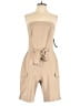 New York & Company Solid Tan Romper Size S - photo 1