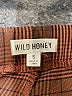 Wild Honey Houndstooth Brown Casual Pants Size S - photo 7