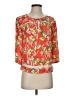 Ella Moss 100% Rayon Orange 3/4 Sleeve Blouse Size XS - photo 1