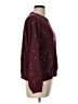 Lou & Grey Stars Burgundy Pullover Sweater Size L - photo 4
