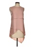 BCBGMAXAZRIA 100% Polyester Tan Pink Sleeveless Blouse Size XS - photo 1