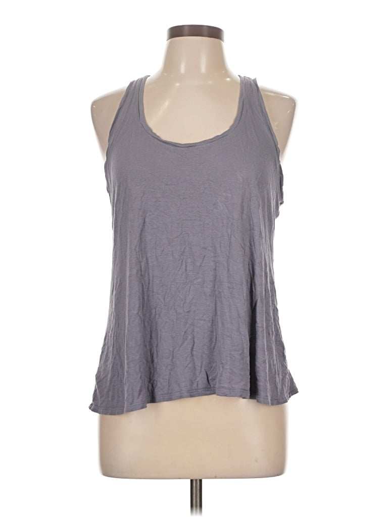 Pre-owned Gap Tank Top Gray Halter Neckline Tops