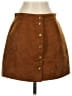 Old Navy 100% Polyester Solid Brown Casual Skirt Size 4 - photo 1