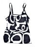 Unbranded Graphic Black Swimsuit Top Size XL - photo 1