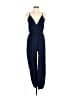 Fashion Nova Solid Blue Jumpsuit Size L - photo 1