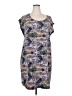 Modamix By Brandon Thomas Paisley Purple Casual Dress Size 18 - photo 1