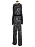 Leota Graphic Black Jumpsuit Size S - photo 2