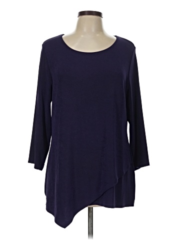 Travelers by Chico's 3/4 Sleeve T-Shirt (view 1)