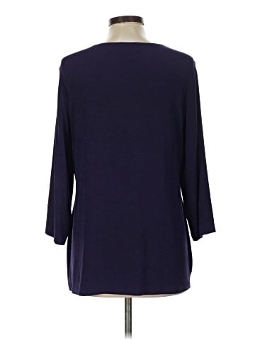 Travelers by Chico's 3/4 Sleeve T-Shirt (view 2)