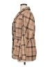 Shein 100% Cotton Plaid Tan Blazer Size 14 - photo 5