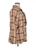 Shein 100% Cotton Plaid Tan Blazer Size 14 - photo 4