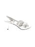 Nina Metallic Silver Heels Size 8 1/2 - photo 1