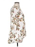 Evelie Floral Ivory 3/4 Sleeve Blouse Size XL - photo 4