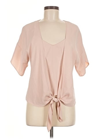 Amanda Uprichard Short Sleeve Blouse (view 1)