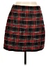 Ann Taylor LOFT 100% Polyester Plaid Red Formal Skirt Size 6 - photo 1
