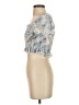 Shein Blue 3/4 Sleeve Blouse Size S - photo 5