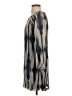 Fire Los Angeles 100% Polyester Chevron-herringbone Silver Casual Dress Size S - photo 5