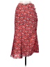 Veronica Beard 100% Silk Paisley Red Silk Skirt Size 2 - photo 2