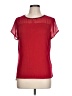 Worthington Red Short Sleeve Top Size L (petite) - photo 1