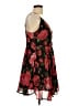 Shein 100% Polyester Floral Red Cocktail Dress Size L - photo 4