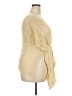 Unbranded 100% Polyester Yellow Tan Poncho Size XXL (estimated) - photo 4