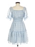 Unbranded 100% Polyester Blue Cocktail Dress Size M - photo 2