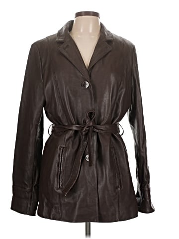 Wilsons Leather Trenchcoat (view 1)