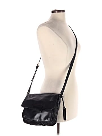 Dana Buchman Leather Crossbody Bag (view 2)