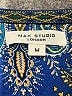 Max Studio 100% Polyester Paisley Blue Casual Dress Size M - photo 6