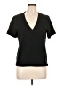 Zara 100% Cotton Black Short Sleeve Top Size L - photo 1