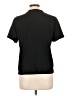 Zara 100% Cotton Black Short Sleeve Top Size L - photo 2