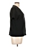 Zara 100% Cotton Black Short Sleeve Top Size L - photo 4
