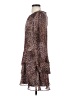 Express 100% Polyester Animal Print Brown Cocktail Dress Size S - photo 5