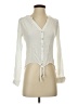 Candie's 100% Rayon Ivory Long Sleeve Blouse Size S - photo 1