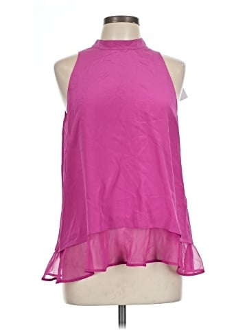 Elizabeth and James Sleeveless Silk Top (view 1)