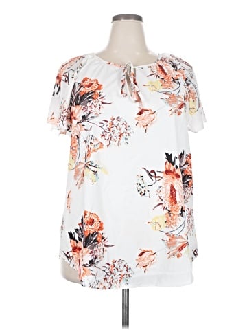 SimpleFun Short Sleeve Blouse (view 1)
