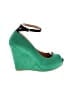Zara Collection Color Block Green Wedges Size EU 38 - photo 1