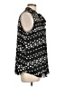 Ann Taylor 100% Polyester Black Sleeveless Blouse Size L - photo 4