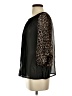 Audrey Ann 100% Polyester Black 3/4 Sleeve Blouse Size S - photo 5