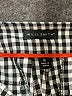 Willi Smith Checkered-gingham Ivory Shorts Size 8 - photo 3