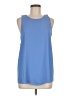 Ann Taylor LOFT Blue Sleeveless Blouse Size M - photo 1