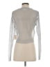 Superdown 100% Polyester Metallic Silver Turtleneck Sweater Size XS - photo 2