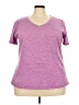 Ideology Purple Active T-Shirt Size 3X - photo 1