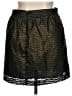 Gap 100% Polyester Metallic Black Casual Skirt Size 10 - photo 2