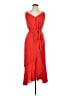 J.Crew 100% Polyester Red Cocktail Dress Size 10 - photo 1